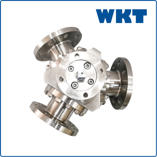 Y pattern 3 way ball valve with stainless steel - Floating ball valves ...